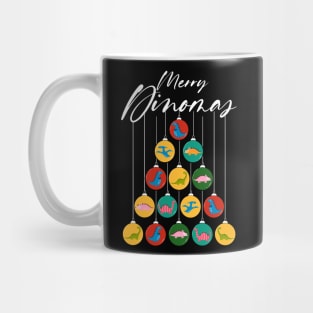 Funny Dinosaur Pun Men Women Kids Ugly Christmas Dinosaur Mug